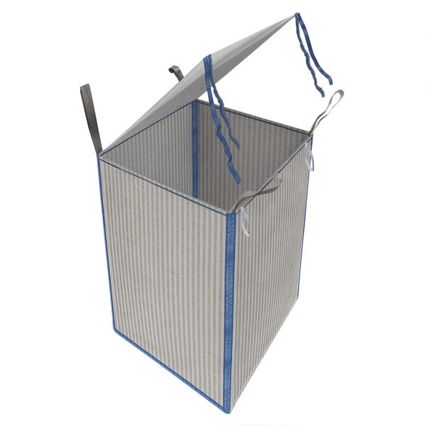 Vented Barrow Bag 45x45x90cm Heavy-Duty Firewood Bags with Flap Top & Flat Base Multi-Purpose Vented Barrow Bag SWL 250KG